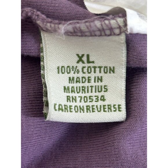 ORVIS Women's Long Sleeve Round Neck Pullover Top in Purple - Sz XL - Picture 4 of 5